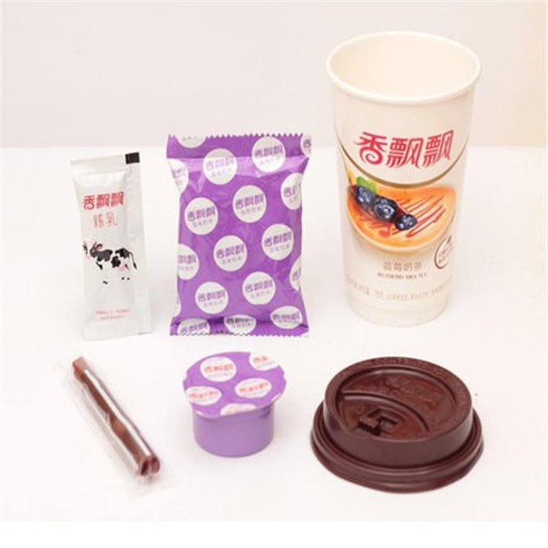 香飘飘 全新口味 加料蓝莓奶茶 76g*3杯 休闲冲饮